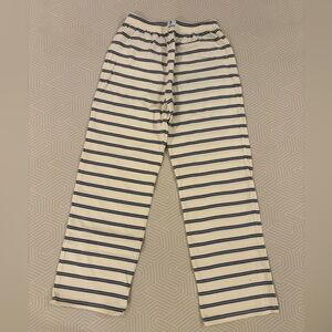 Striped Parke White and Blue Pants